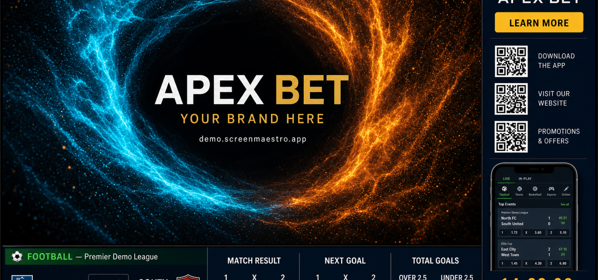 Screen Maestro on venue displays