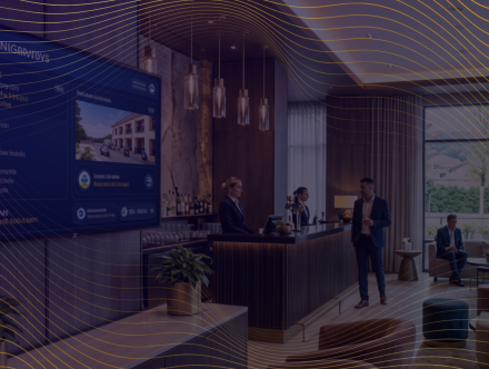 digital signage in hotel