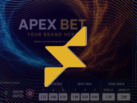 betting screen digital signage